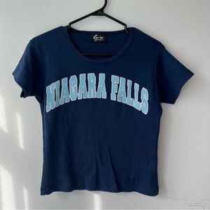Niagara Falls print t shirt